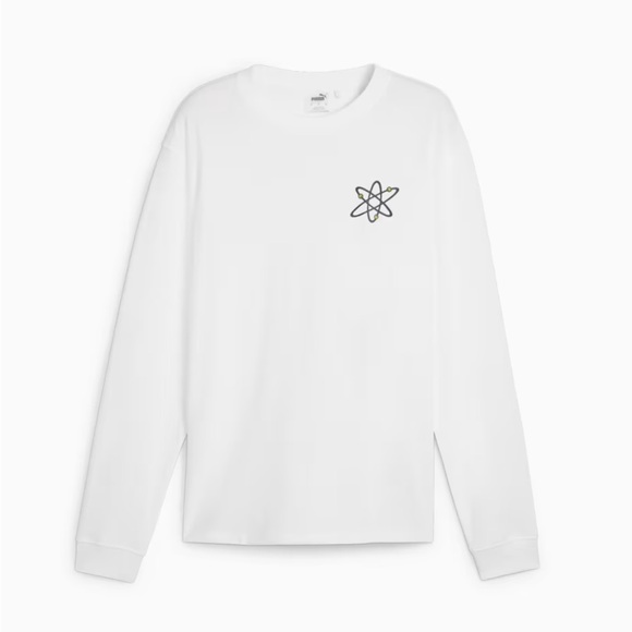 PUMA X DEXTER'S LABORATORY MEN'S BASKETBALL LONG SLEEVE TEE - Picture 1 of 6